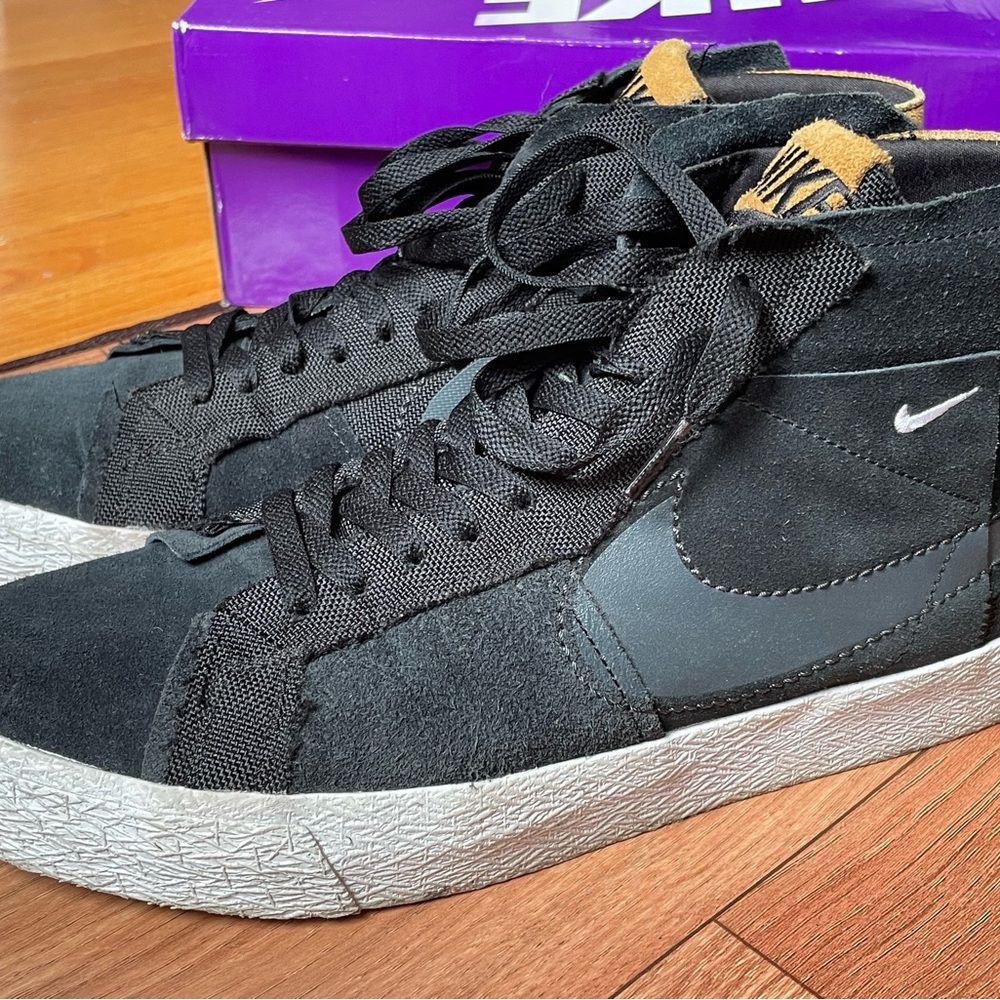 Nike SB Zoom Blazer Mid Premium Black Patchwork